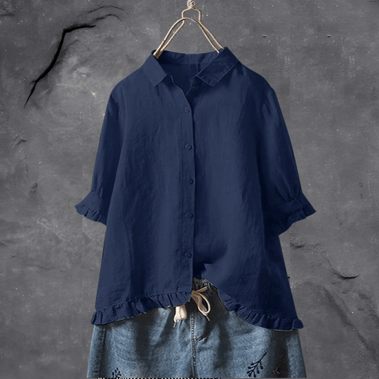 Heidi-Mode | Elegantes Baumwollhemd Damen