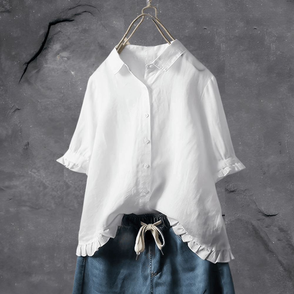 Heidi-Mode | Elegantes Baumwollhemd Damen