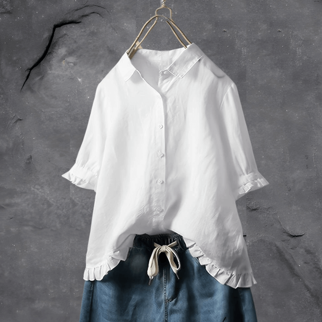 Heidi-Mode | Elegantes Baumwollhemd Damen