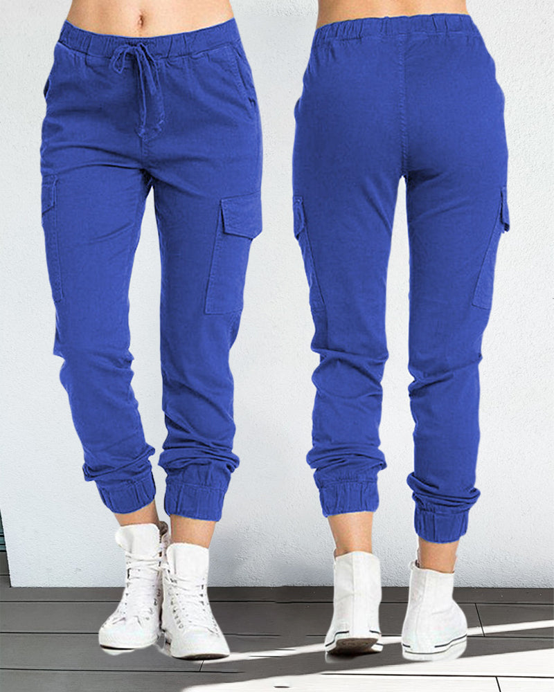 Heidi-Mode | Cargo-Hosen mit Gummibund in der Taille