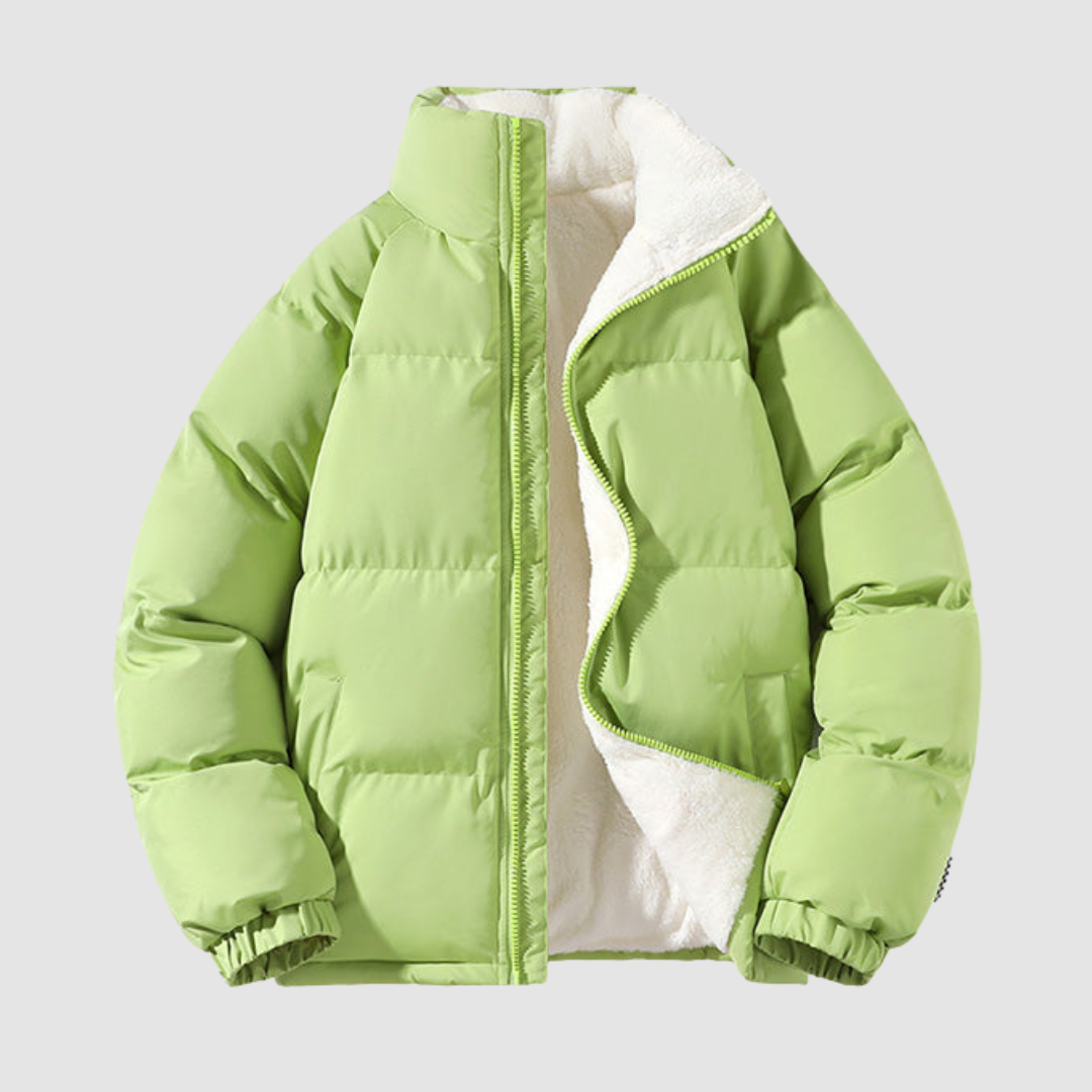 Warm Fleecegefüttert Leicht Pufferjacke Damen | Heidi-Mode