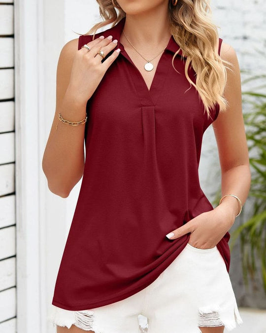 Heidi-Mode | Leichte Ärmellose Bluse