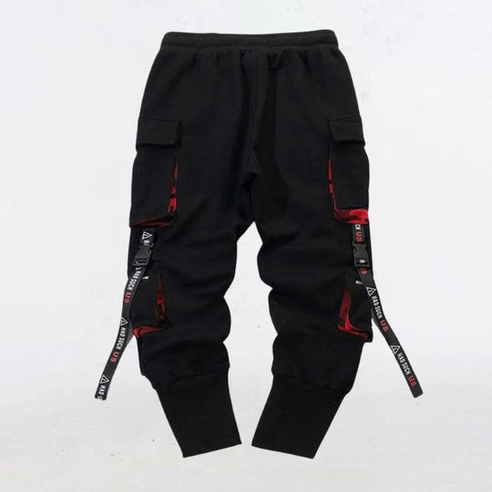 joggingbroek met utility straps