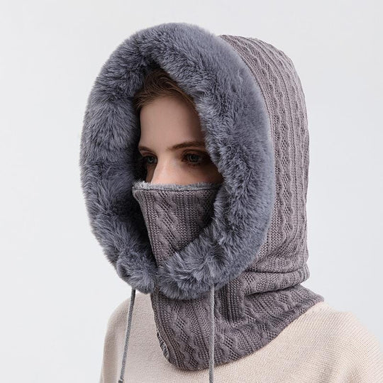 Heidi-Mode | Damen Schal Mit Kapuze