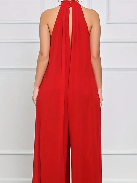 Jumpsuit mit Rüschen