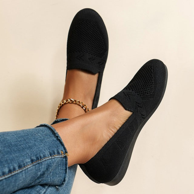 Heidi-Mode | Blaue Atmungsaktive Mesh Schuhe