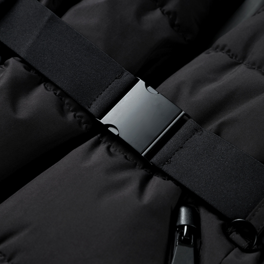 Heidi-Mode | Damen Daunenpufferjacke mit Gürtel