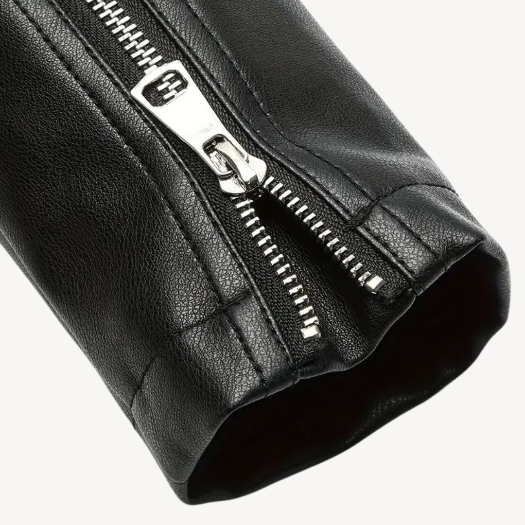 Heidi-Mode | Fake-Leder Bikerjacke für Frauen