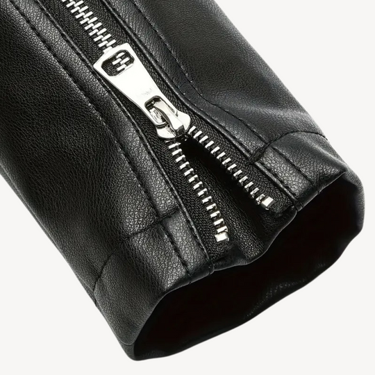 Heidi-Mode | Fake-Leder Bikerjacke für Frauen