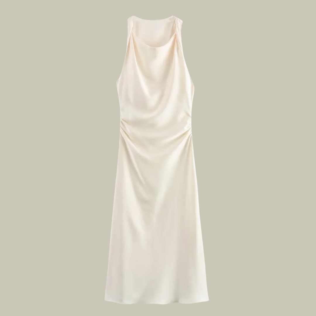 Heidi-Mode | Damen Satin Lange Kleider