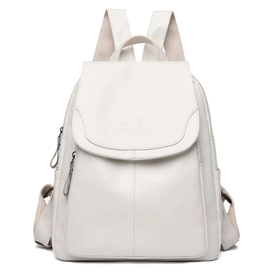 Heidi-Mode | Elegante Leder Rucksack für Stilvolle Frauen