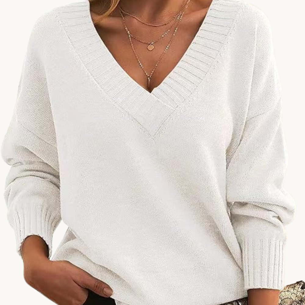 Heidi-Mode | Kaschmir-Pullover Mit V-Ausschnitt Für Frauen
