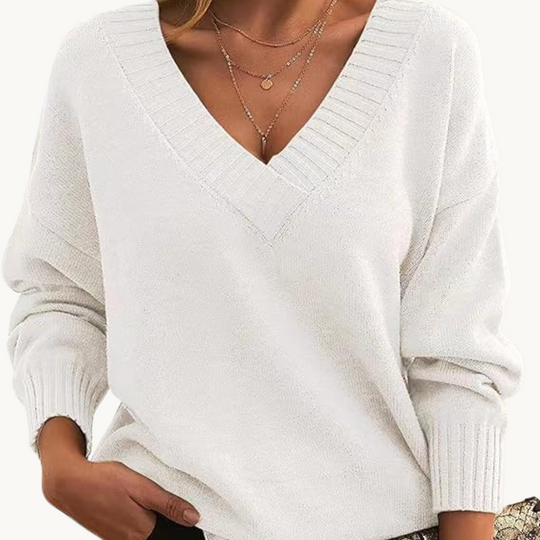 Heidi-Mode | Kaschmir-Pullover Mit V-Ausschnitt Für Frauen
