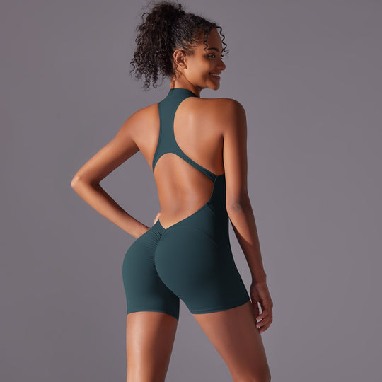 Heidi Mode | Schönheit zurück Onesie Yoga Kleidung