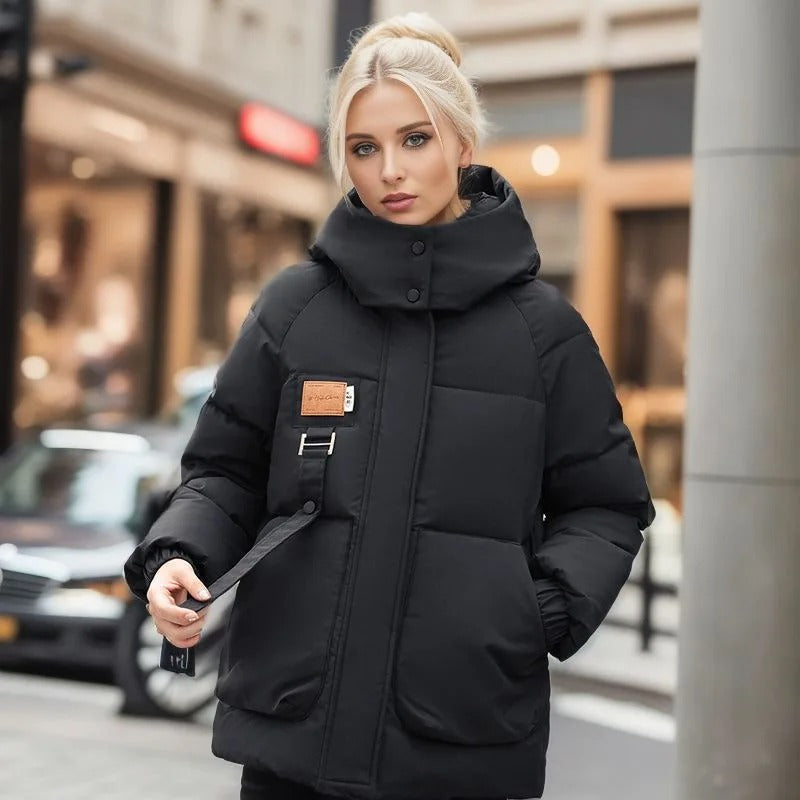 Heidi-Mode | Damen Gesteppter Puffer Mantel
