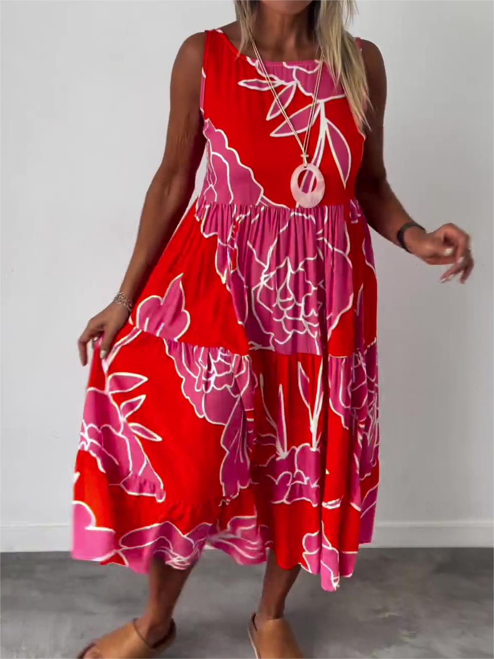 Stijlvolle Bloemenprint Jurk