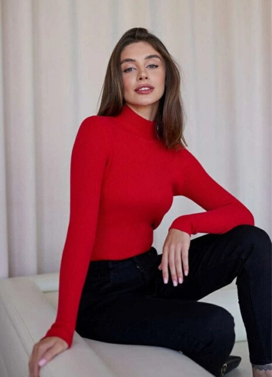 Heidi-Mode | Damen Rollkragenpullover