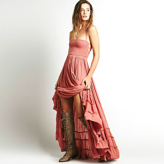 Heidi Mode | Kleid aus Baumwolle mit Neckholder