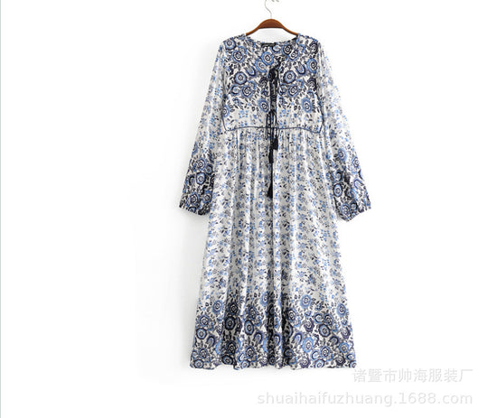 Heidi Mode | Kleid mit böhmischem Print