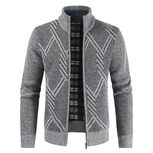 Herren modischer Strickjacke mit modernem Design Heidi-Mode