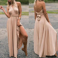 elastisches Wickelkleid mit Trägern