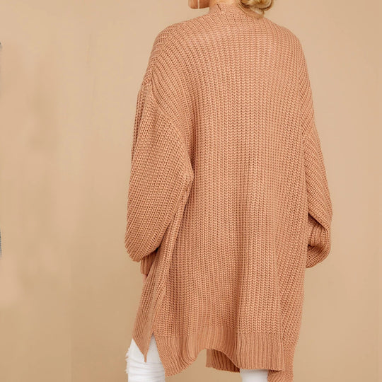 Damen Oversized Strickpullover mit modernen Details Heidi-Mode