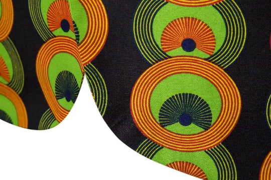 Damen Blazer mit auffälligem afrikanischem Muster und taillierter Passform Heidi-Mode