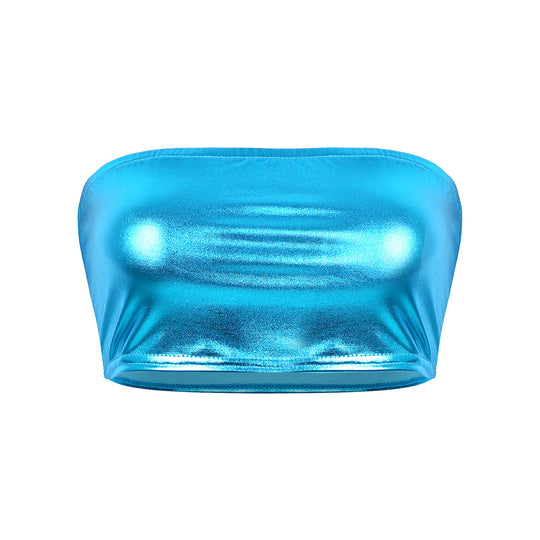 Damen Bustier im schimmernden Metallic-Design Heidi-Mode