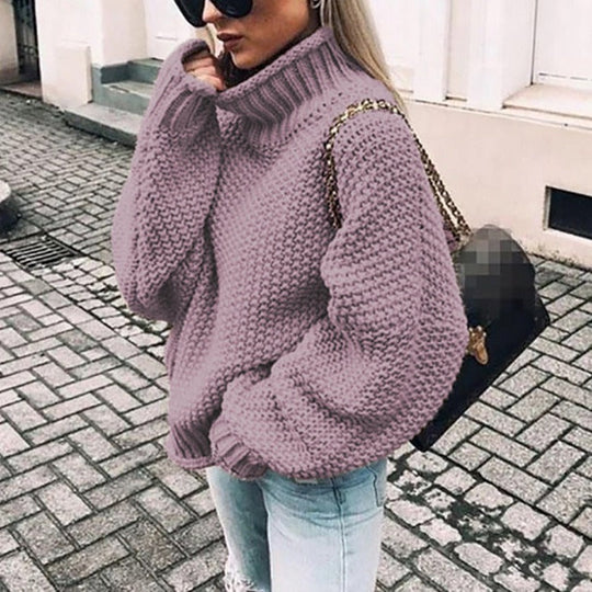 Pullover mit halbem Kragen