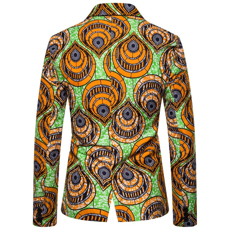 Damen Blazer mit einzigartigem afrikanischem Muster Heidi-Mode