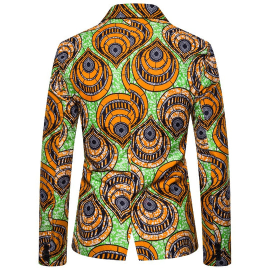Damen Blazer mit einzigartigem afrikanischem Muster Heidi-Mode