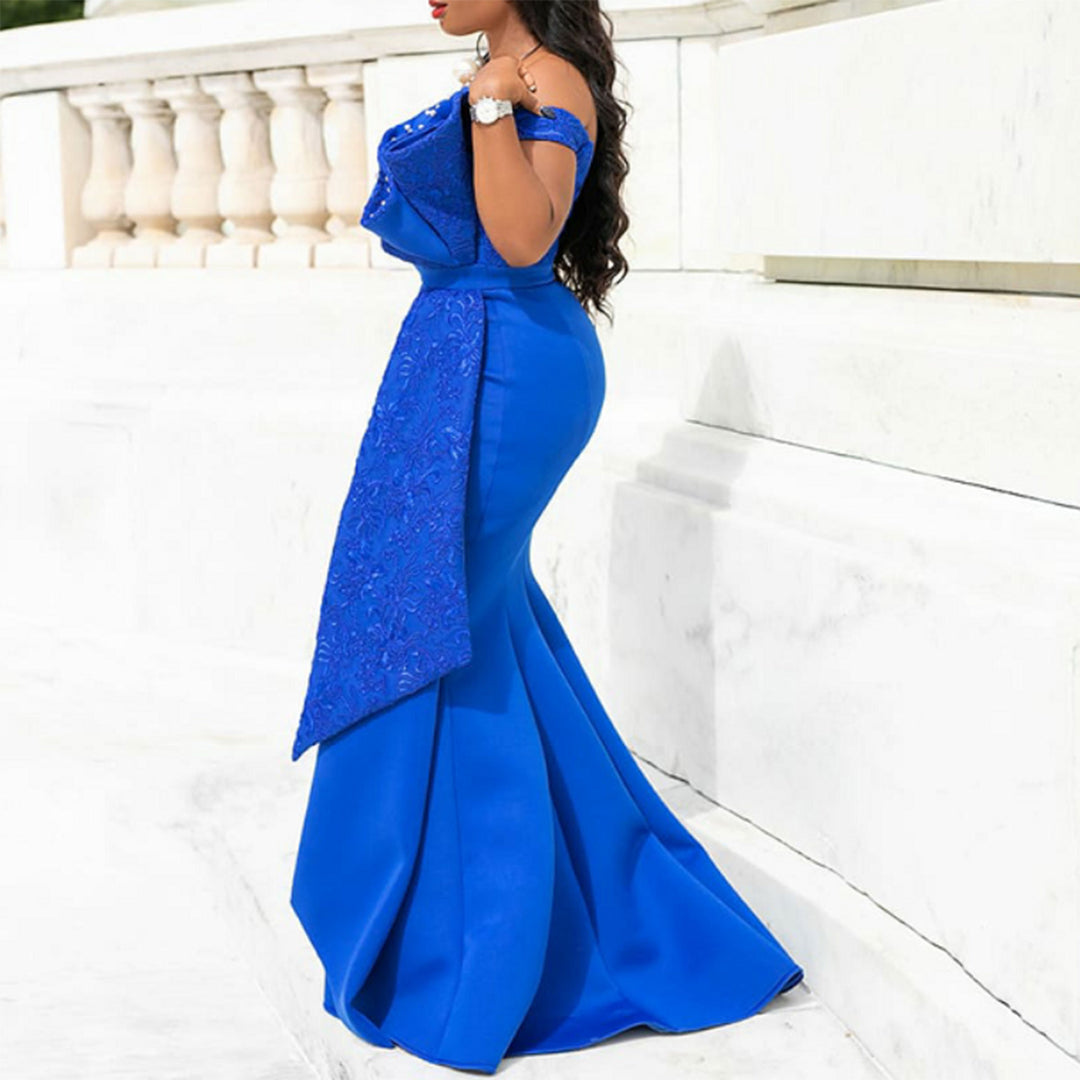 Damen Abendkleid im eleganten Meerjungfrauen-Stil Heidi-Mode
