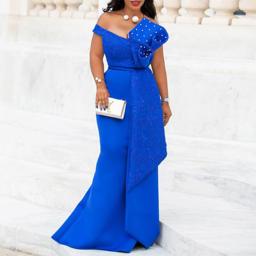 Damen Abendkleid im eleganten Meerjungfrauen-Stil Heidi-Mode