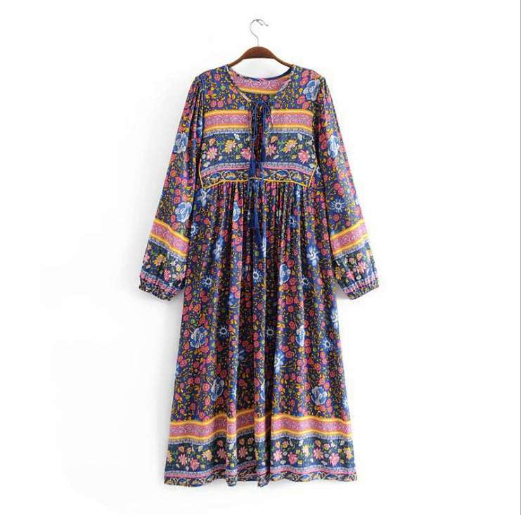Heidi Mode | Kleid mit böhmischem Print