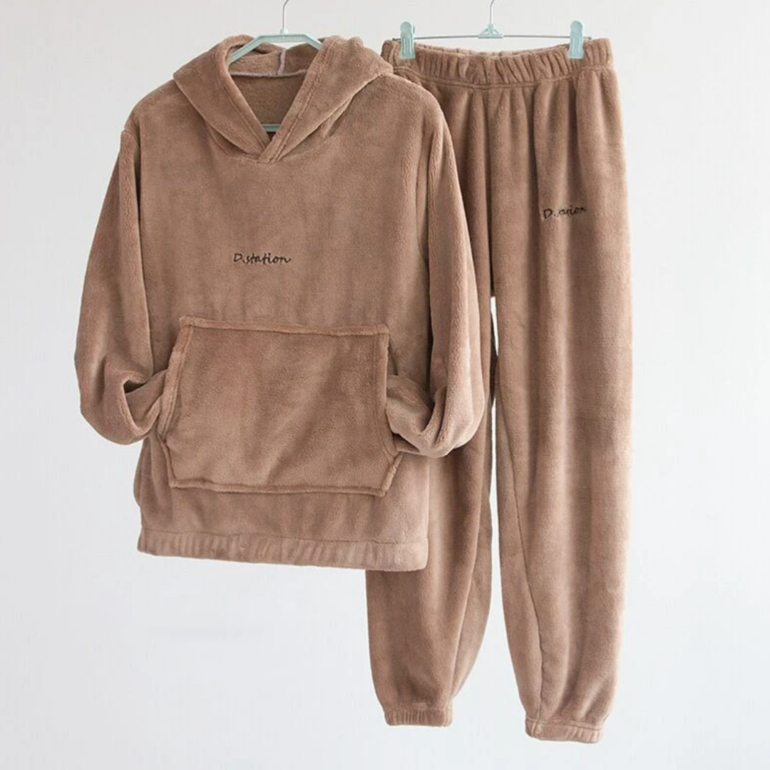 Heidi-Mode | Warmer Bequemer Unisex Trainingsanzug Aus Fleece