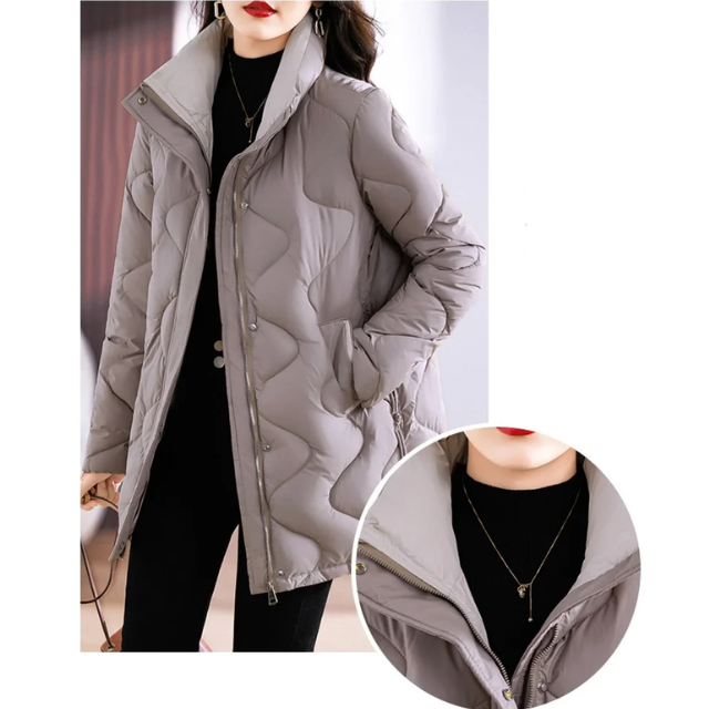 Heidi-Mode | Elegante gesteppte Jacke mit Stehkragen für einen Smart-Look Ideal für Herbst/Winter