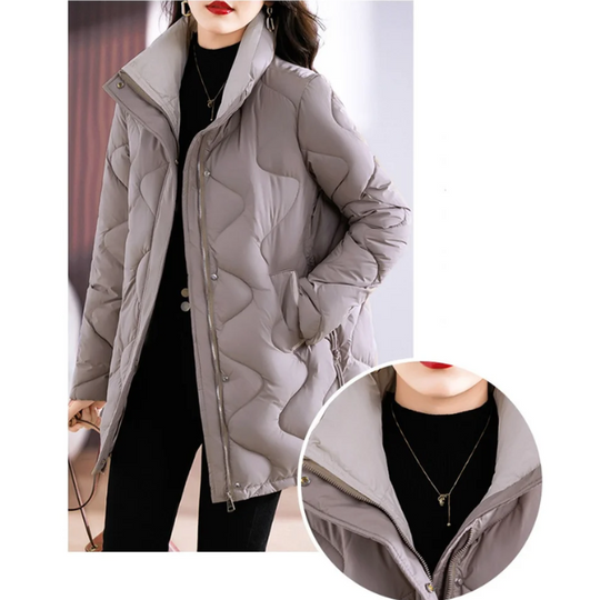 Heidi-Mode | Elegante gesteppte Jacke mit Stehkragen für einen Smart-Look Ideal für Herbst/Winter
