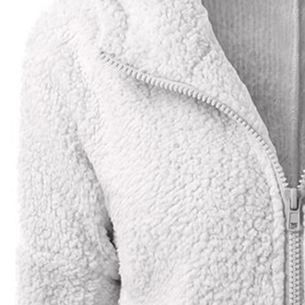Heidi-Mode | Fleece Westen Damen mit Reißverschluss und Taschen Warme Freizeitjacke