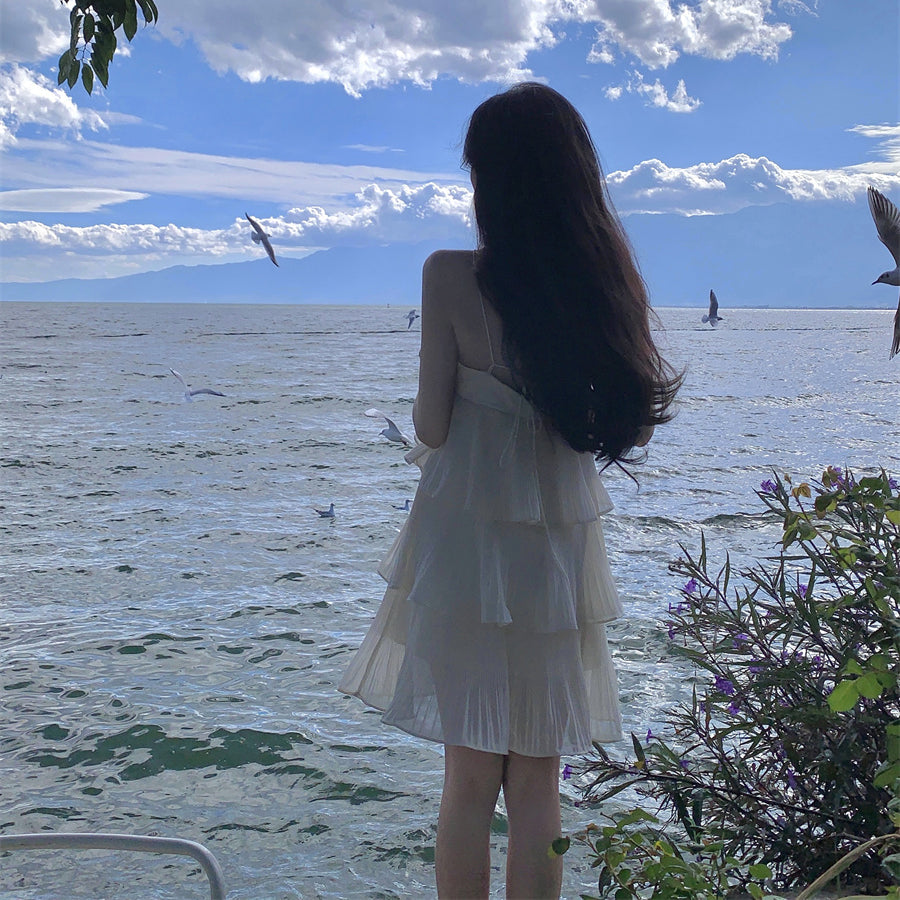 Heidi-Mode | Fliege Halterneck Locker Und Süßes Kuchen Kleid