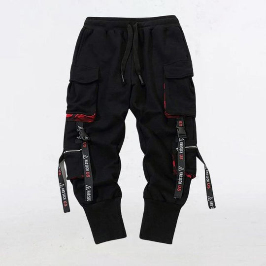 joggingbroek met utility straps