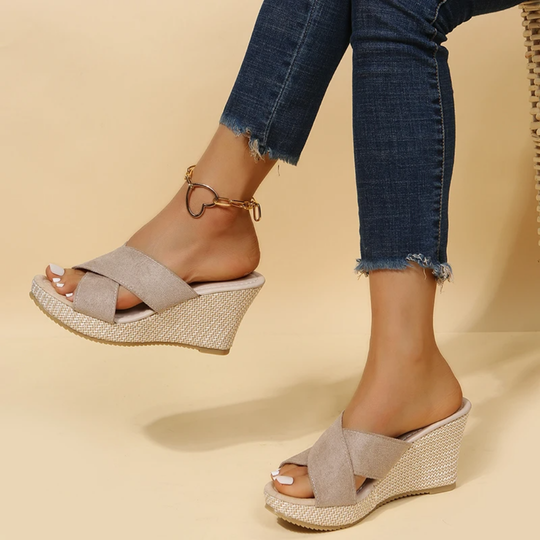 Heidi-Mode | Damen Orthopädische Keilsandalen