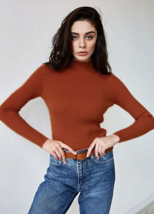 Heidi-Mode | Damen Rollkragenpullover