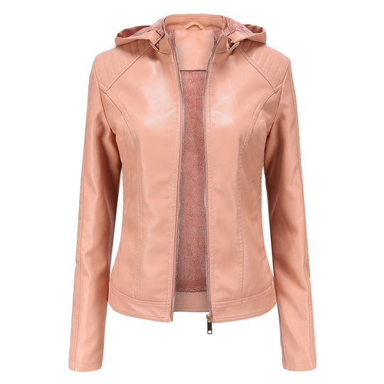 Heidi-Mode | Neue Gefütterte Lederjacke