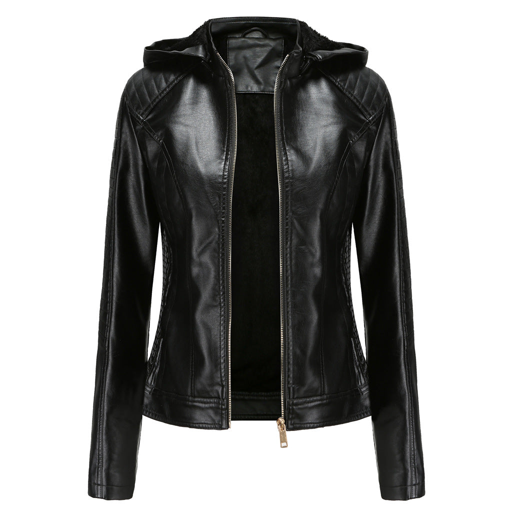 Heidi-Mode | Neue Gefütterte Lederjacke