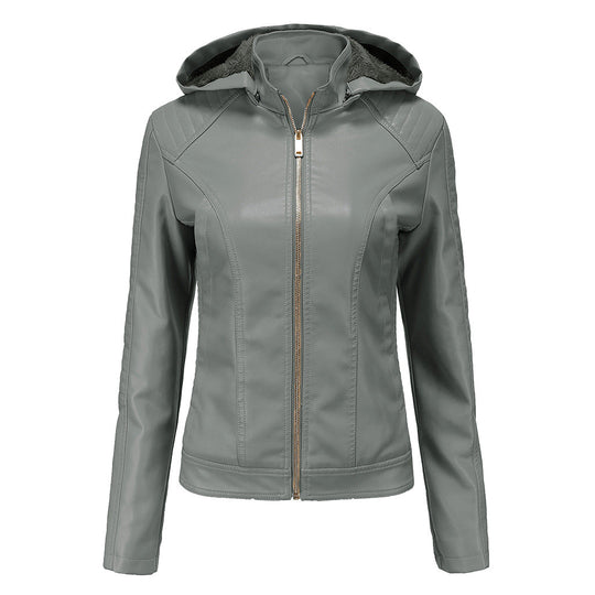 Heidi-Mode | Neue Gefütterte Lederjacke