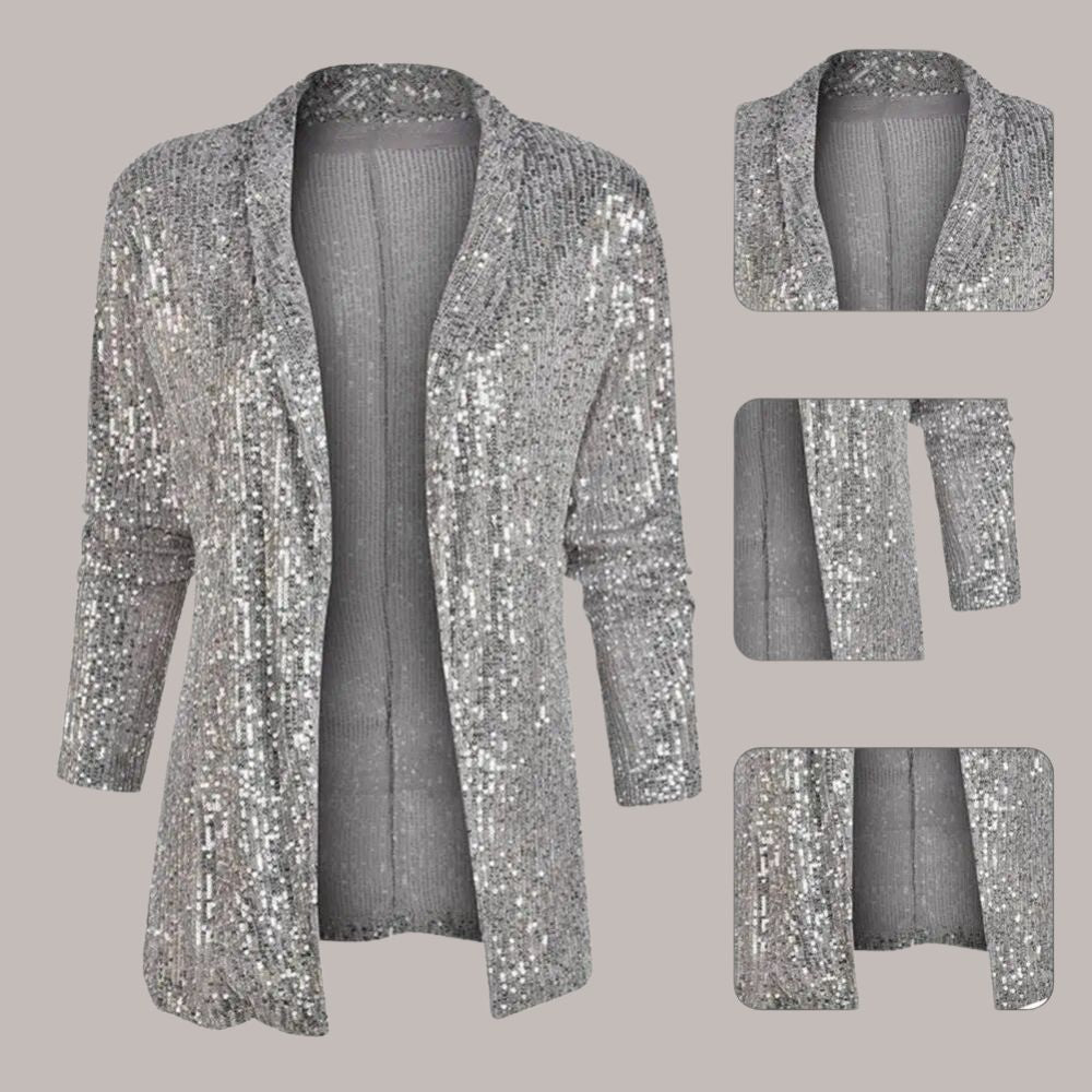 Heidi-Mode | Trendy Glitzerblazer