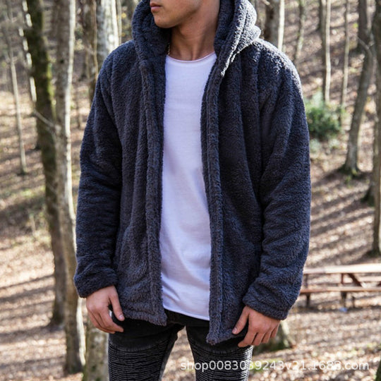 Herren Kuschelige Fleecejacke Heidi-Mode