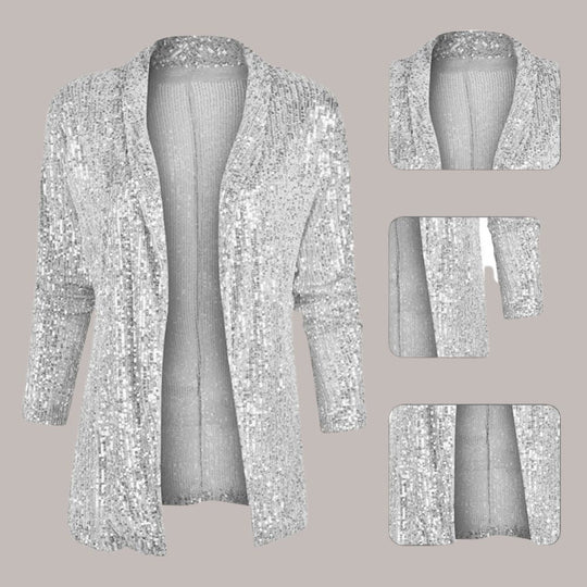 Heidi-Mode | Trendy Glitzerblazer