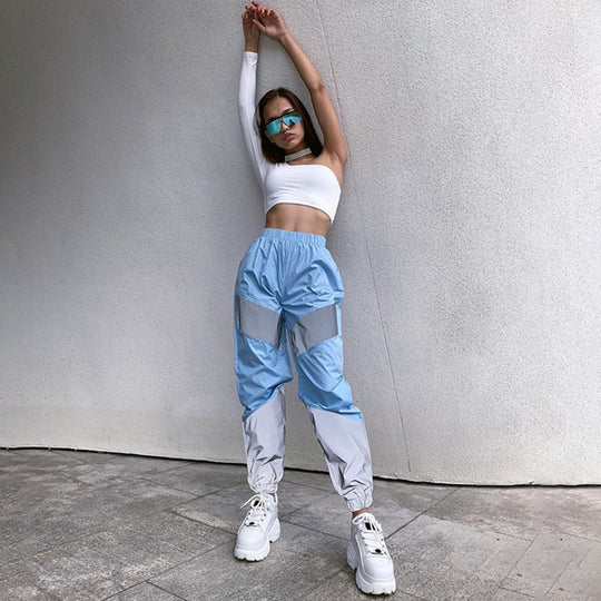 Damen funktionale Sporthose mit reflektierenden Details Heidi-Mode