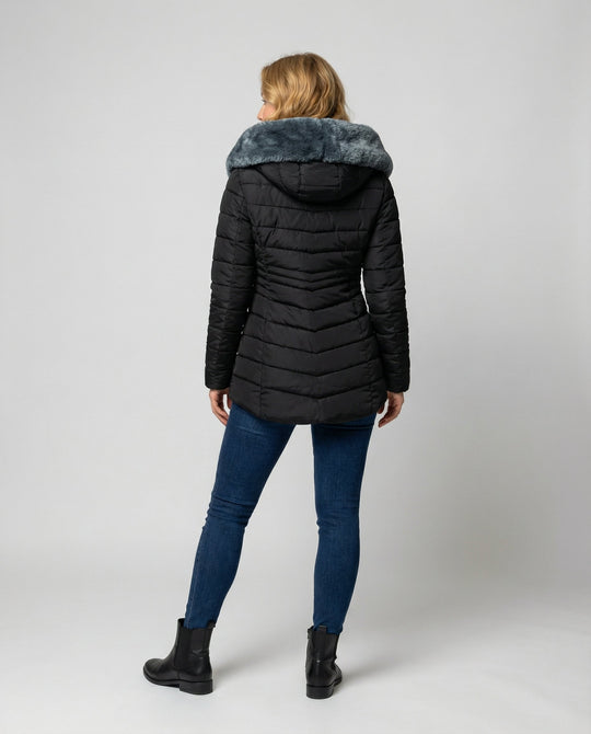 Lange Winterjacke Damen | Heidi-Mode